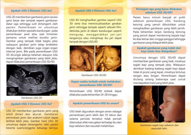 Brosur USG 3D & 4D Permata Hati 2